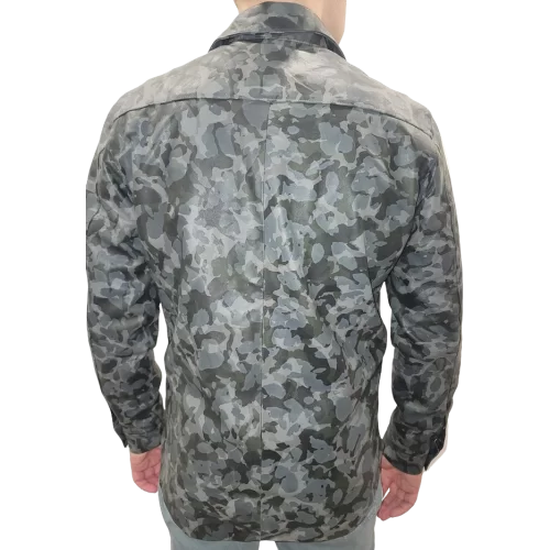 Chemise modèle Kamo agneau imprimé camouflage