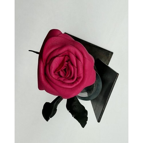 Rose en cuir véritable possibilité 100 couleurs