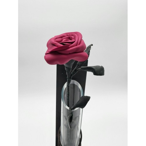 Rose en cuir véritable possibilité 100 couleurs