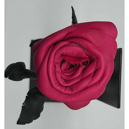 Rose en cuir véritable possibilité 100 couleurs