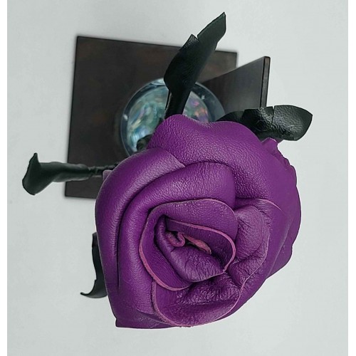 Rose en cuir véritable possibilité 100 couleurs
