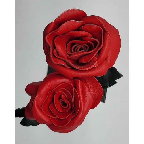 Rose en cuir véritable possibilité 100 couleurs