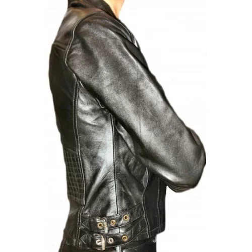 Blouson cuir femme modèle Anastazia agneau noir