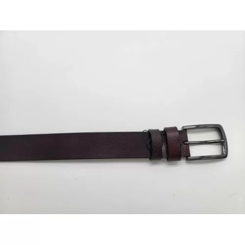 Ceinture cuir de vachette marron