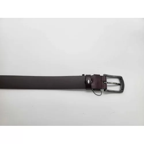 Ceinture cuir de vachette marron