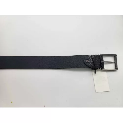 Ceinture en cuir de vachette grainée 4cm