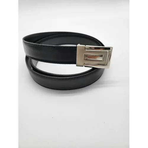 Ceinture cuir de vachette largeur 3 cm boucle metal