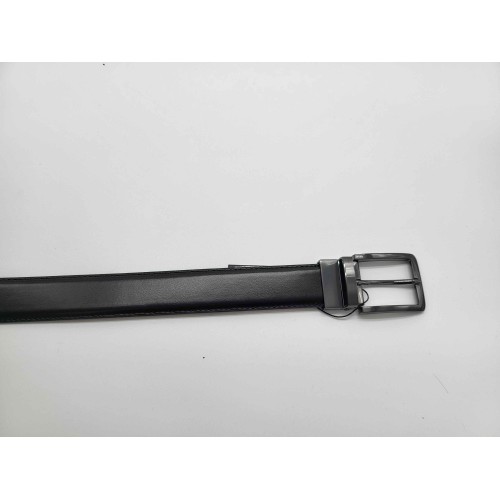 Ceinture cuir réversible  vachette marron et noir