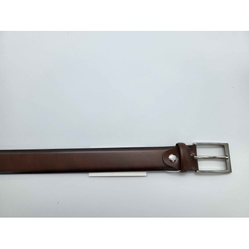 Ceinture cuir de vachette marron