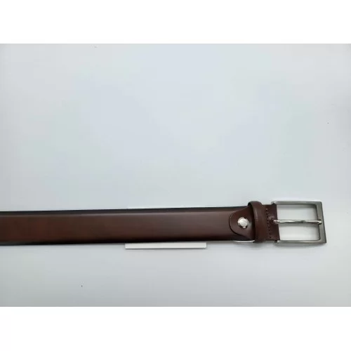 Ceinture cuir de vachette marron