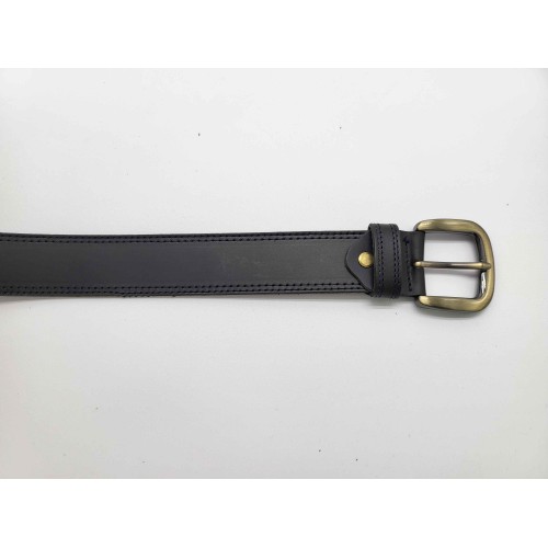 Ceinture en  cuir de vachette couleur noire