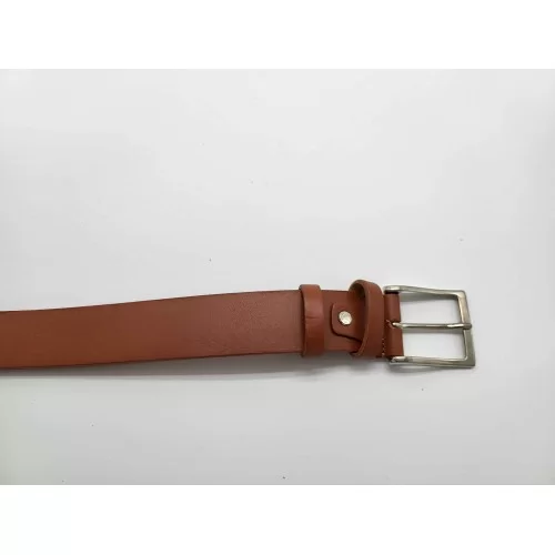 Ceinture cuir de vachette camel