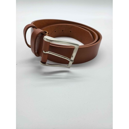 Ceinture cuir de vachette camel