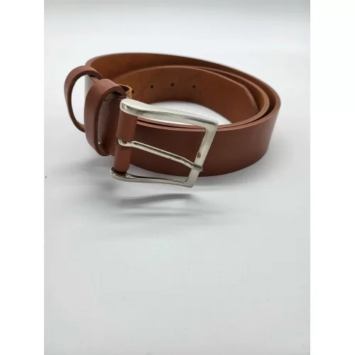 Ceinture cuir de vachette camel
