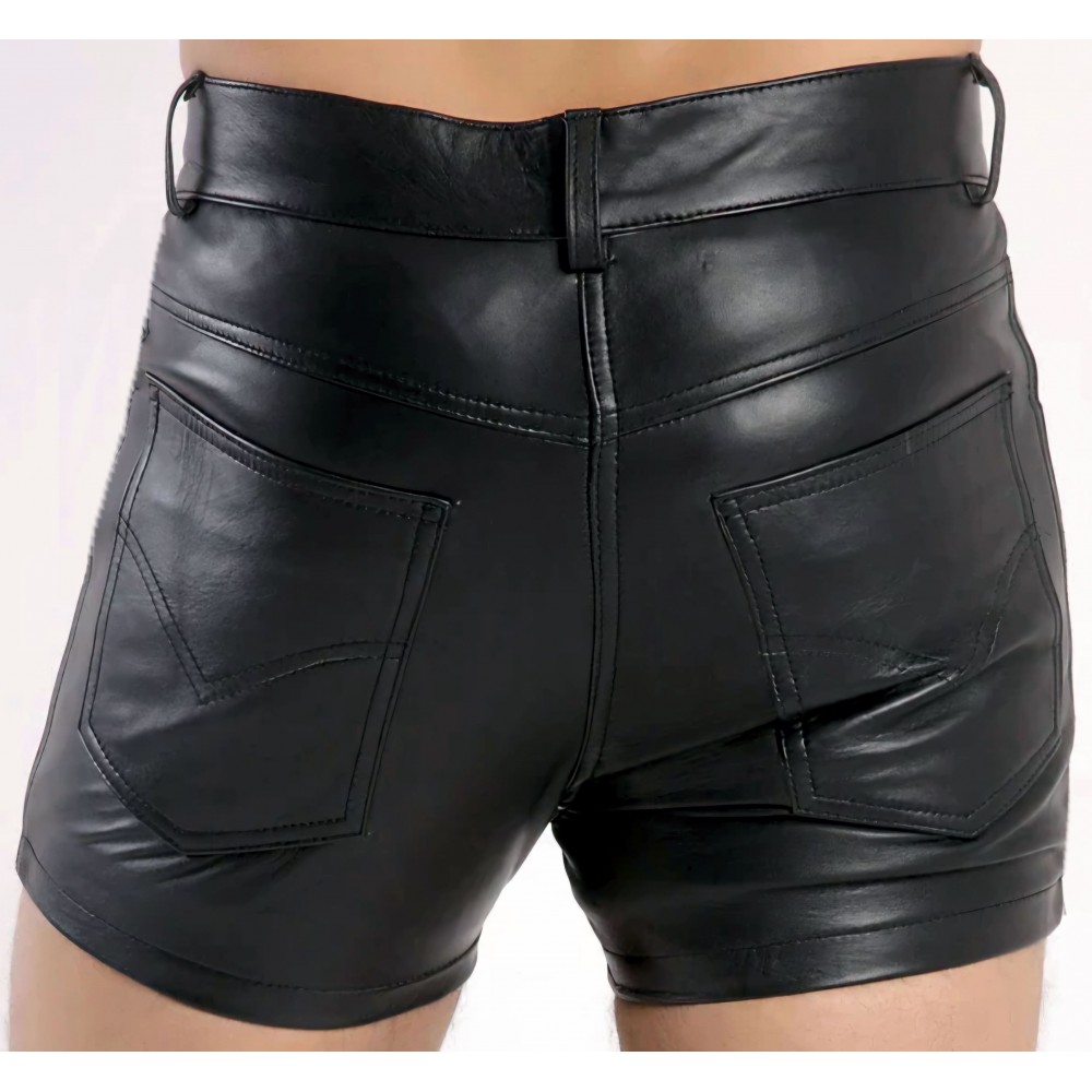 Man leather jacket model Aviateur
