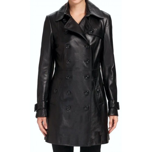 Woman's leather jacket model Anita