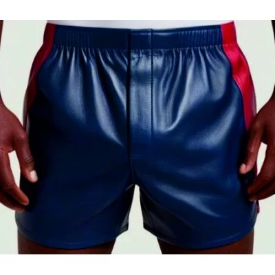 Boxer caleçon tricolore bleu blanc rouge agneau modèle Zelaxe