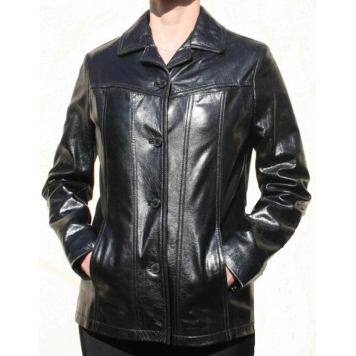 Woman's leather jacket model Franza