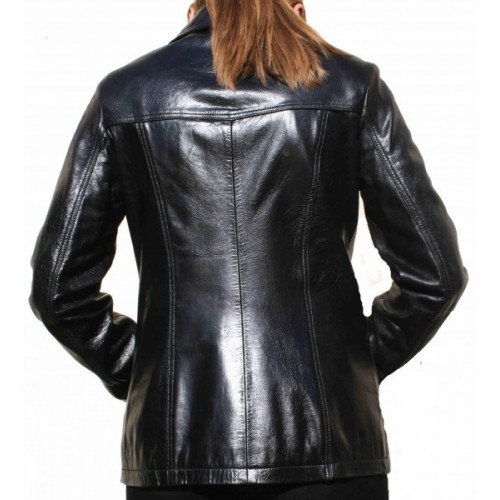Woman's leather jacket model Franza