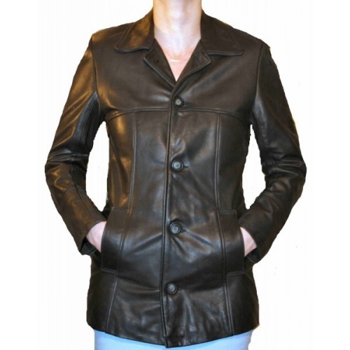 Woman's leather jacket model Fridya