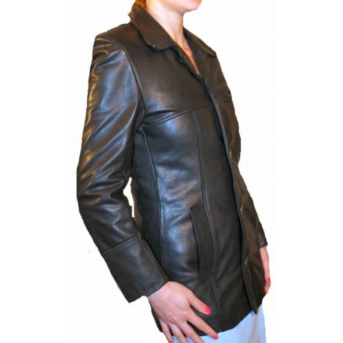 Woman's leather jacket model Felipa