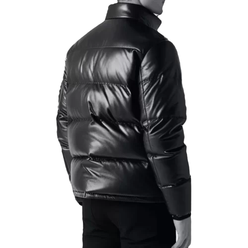 Blouson doudoune homme cuir agneau modèle Matelo