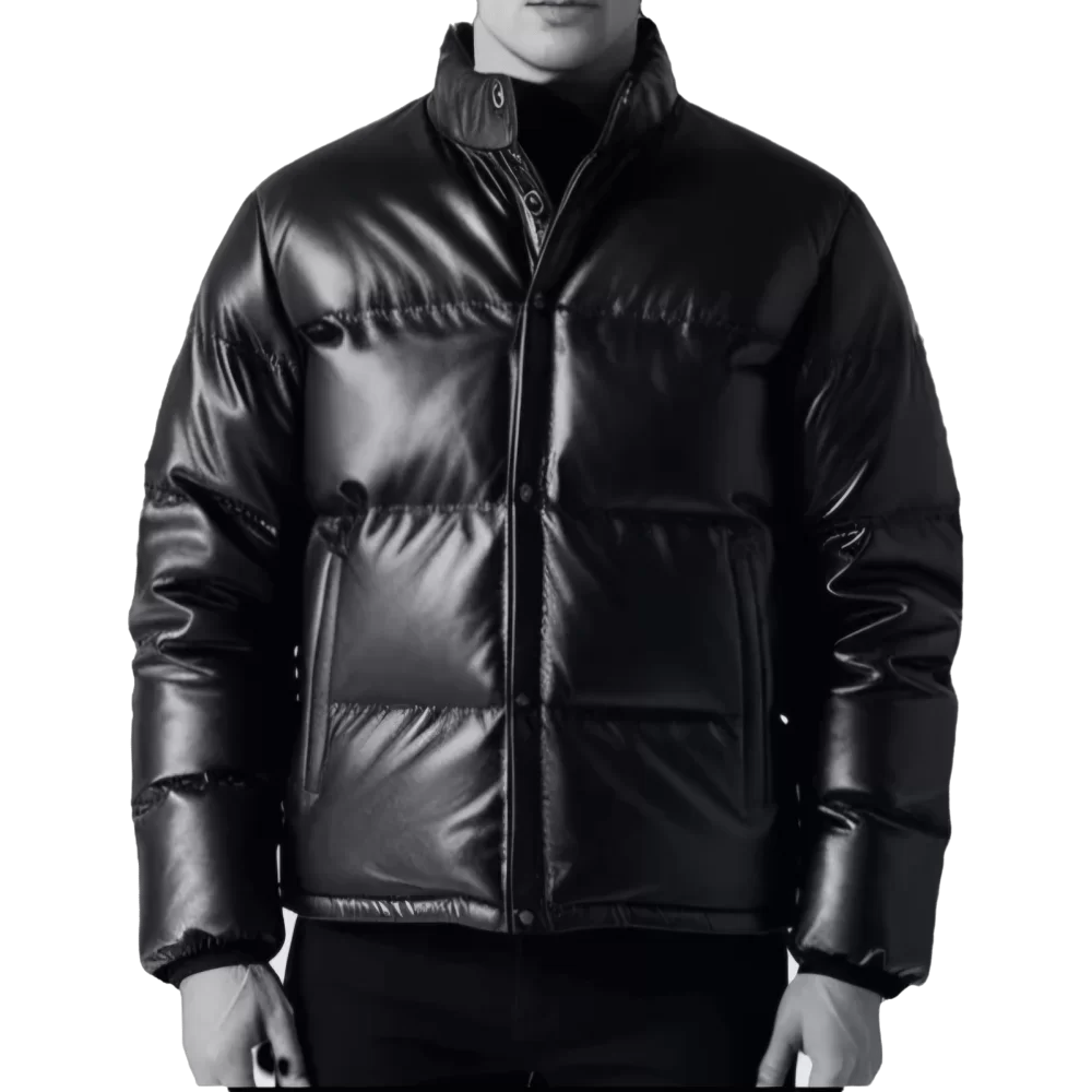 Blouson doudoune homme cuir agneau modèle Matelo