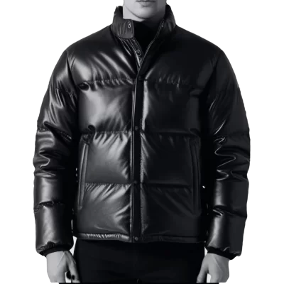 Blouson doudoune homme cuir agneau modèle Matelo