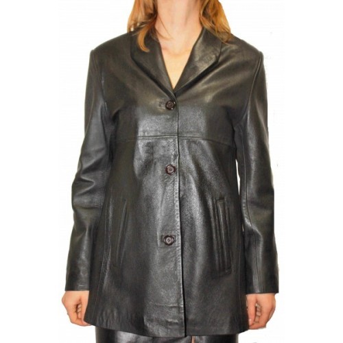Woman's leather jacket model Alida