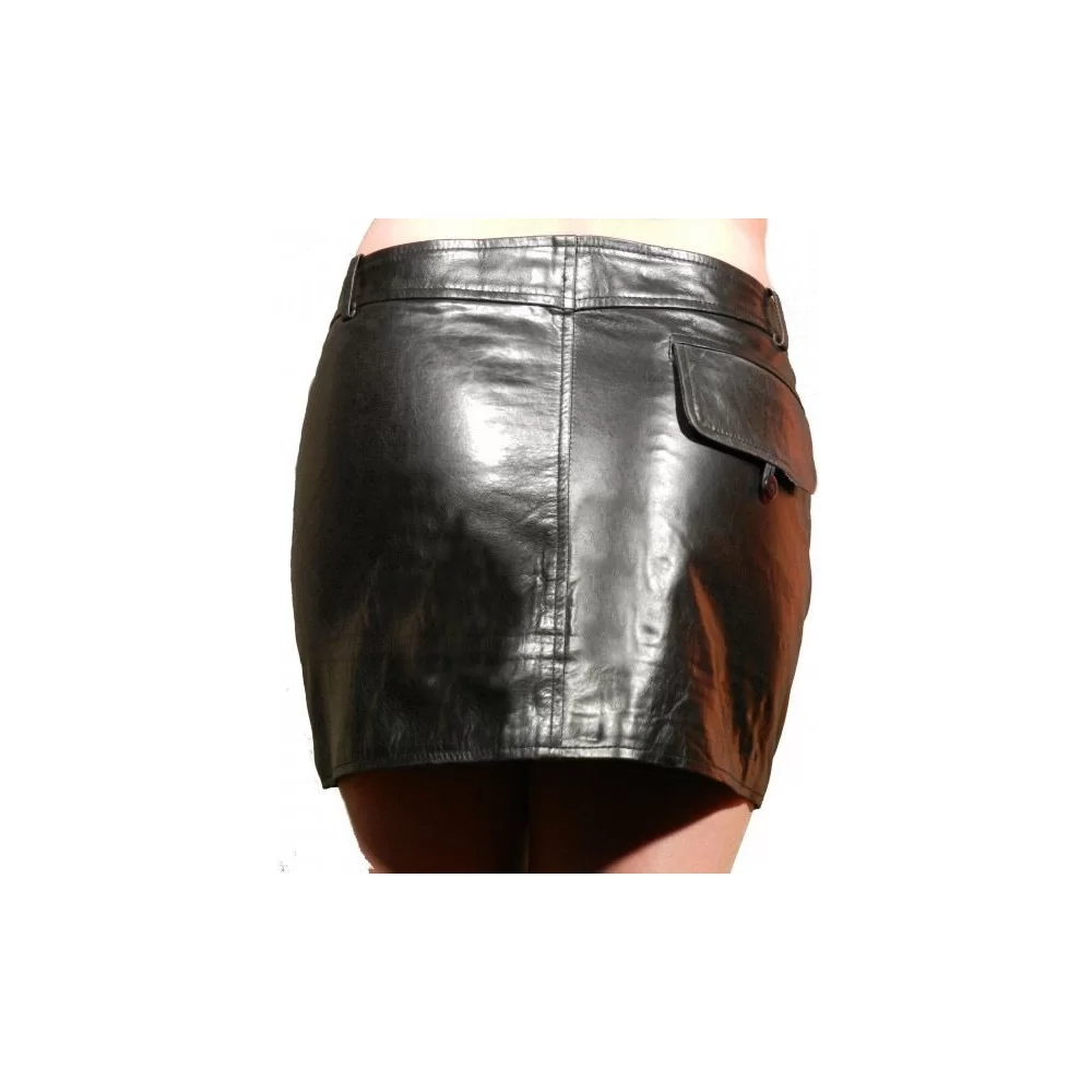 Mini discount jupe cuir
