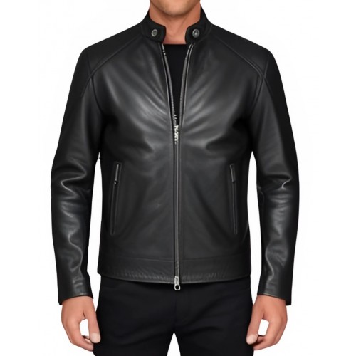 Blouson teedy homme en agneau velours marron modèle Felix