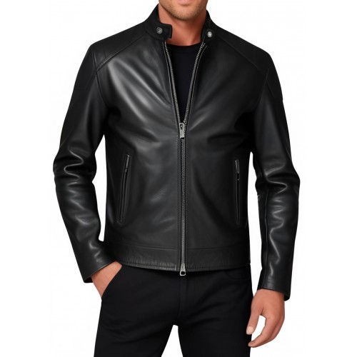 Blouson teedy homme en agneau velours marron modèle Felix