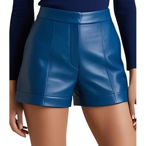 Short femme en agneau couleur marron modèle Inomie