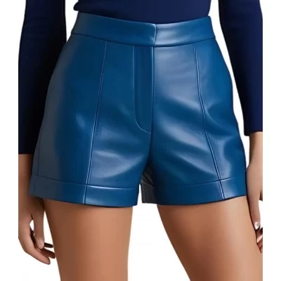 Short femme en agneau couleur marron modèle Inomie