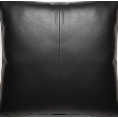 Coussin ou oreiller en cuir agneau 50 x 50 cm housse