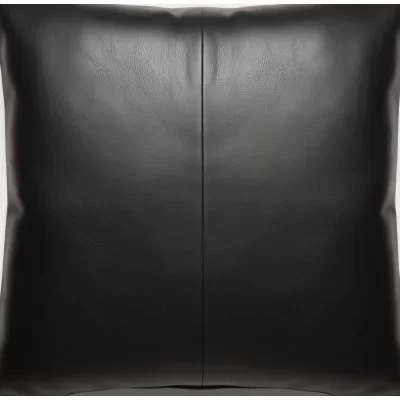 Coussin ou oreiller en cuir agneau 50 x 50 cm housse