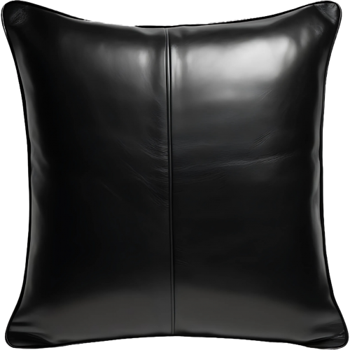 Coussin ou oreiller en cuir agneau 45 x 45 cm housse ref: 030