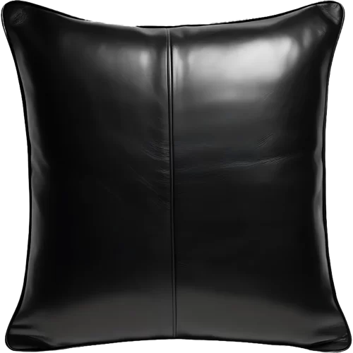 Coussin ou oreiller en cuir agneau 45 x 45 cm housse ref: 030