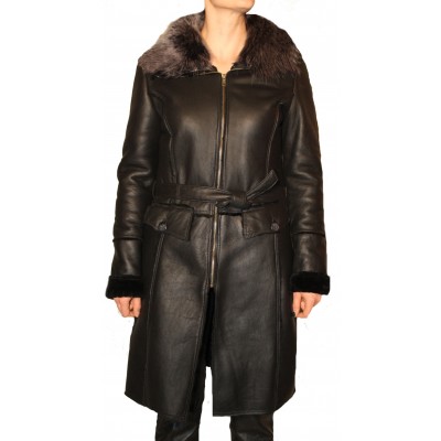 Leather pant model Cassandra