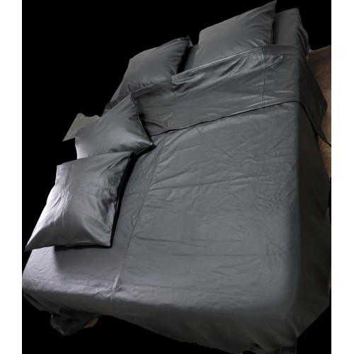 Housse de couette en cuir de vachette seta dimensions 180 cm x 200cm