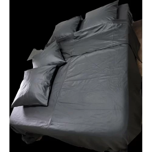 Housse de couette en cuir de vachette seta dimensions 180 cm x 200cm