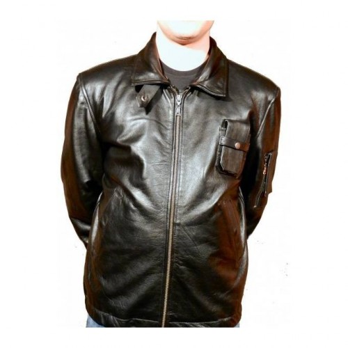 Blouson pilote français en agneau èpais