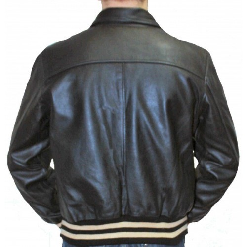 Men leather jacket model commando french army cow 