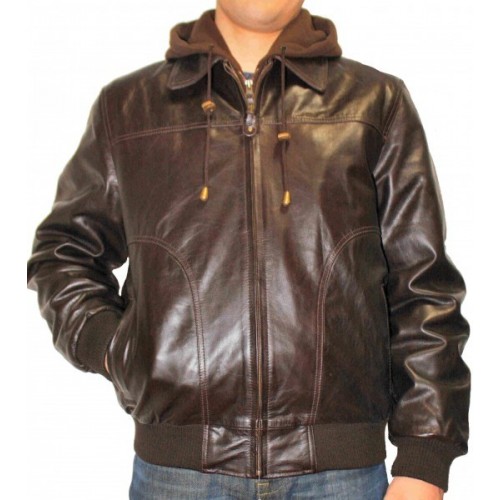 Man leather jacket model Perfect 