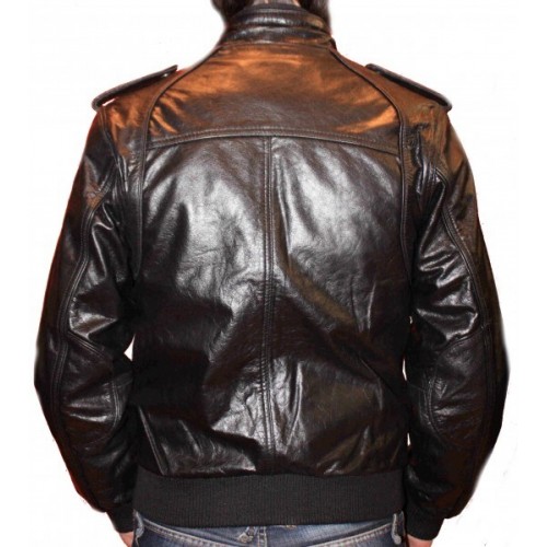 Man leather jacket model Roxy