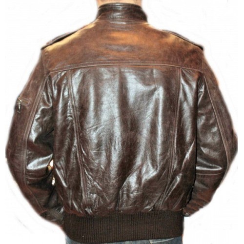 Man leather jacket model Roland
