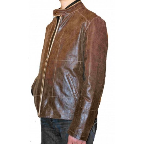 Man leather jacket model Robine