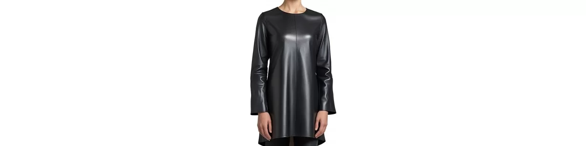 Tunique en cuir ou peau